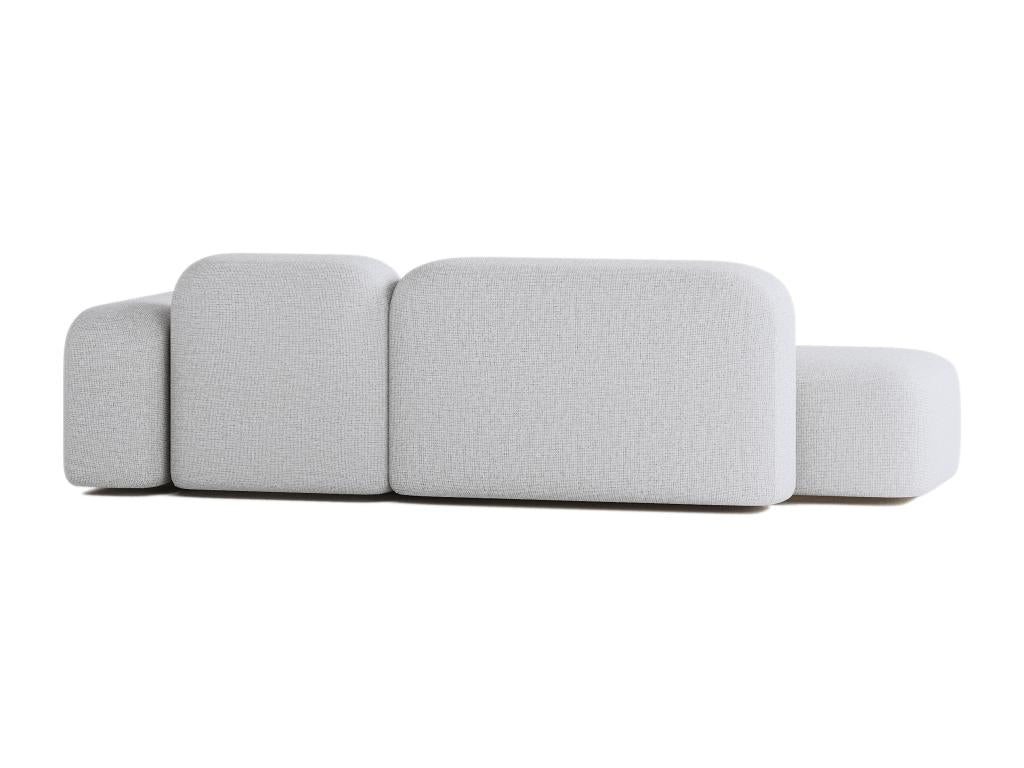 Modular 3-Seater Sofa Max Light Grey Fabric OEWQ85788