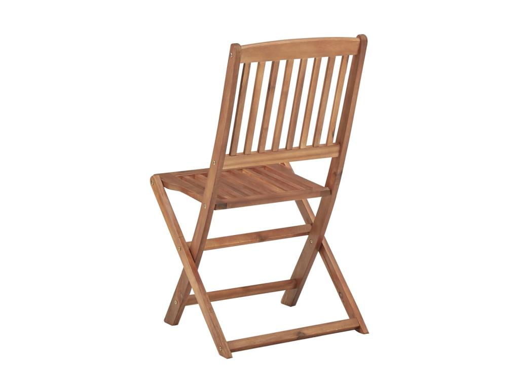 Folding Outdoor Chairs, 2 pcs, Solid Wood, Decohaute, 6 BYTS16726