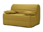 BZ sofa bed in fabric with a 15cm high Decohaute mattress, 140x200cm - Black - Storage compartment OBSC47648