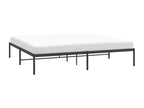 Black metal bed 180x200 WURX30923