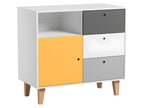 Convertible baby cot and changing table, Decohaute Yellow RKFT76575