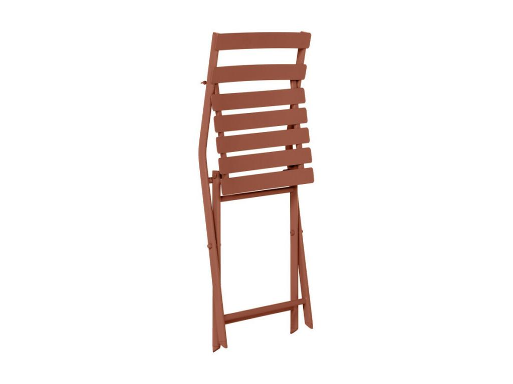 Decohaute amber folding metal chair QTBD57636