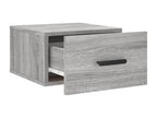 Decohaute 2-piece wall-mounted bedside tables, grey, 35x35x20 cm, RUOD46697
