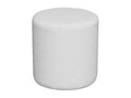 Decohaute - Round Pouf 34cm in Bouclé Fabric, White AFCT17516