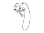Decohaute - Retro wall-mounted mixer tap with pull-out spray, Decohaute YWTF60706