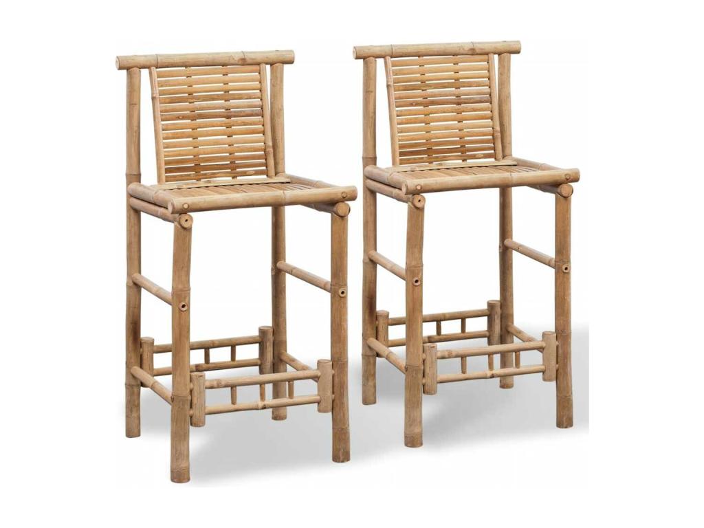 Set of 2 Decohaute BVWF88000 bar stools