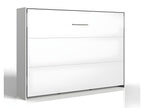 White horizontal foldaway bed - L- 212 x H- 154 x D- 43-167 cm RJRF73471
