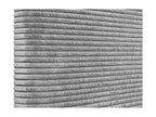 Decohaute Plain Corduroy Headboard 90x115 with Bed Legs 80/90 - Grey CLXY08428