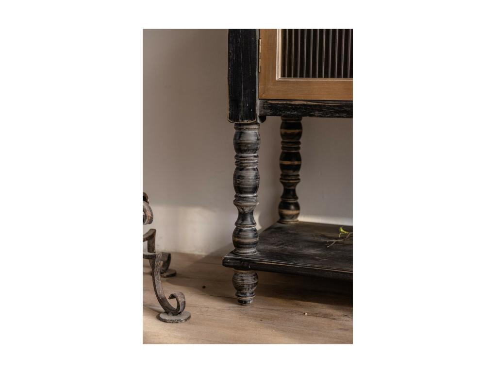 Decohaute - Solid Aged Fir Wood Storage Unit JYLK23275