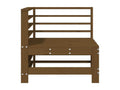 2-piece garden corner sofas, honey brown, solid pine wood FBSS69037