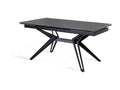 Match 3 - Extendable Table 160/240x90x76 cm in Black Ceramic IDVX45772