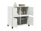 White steel sideboard 68x39x72 cm JRVL01261