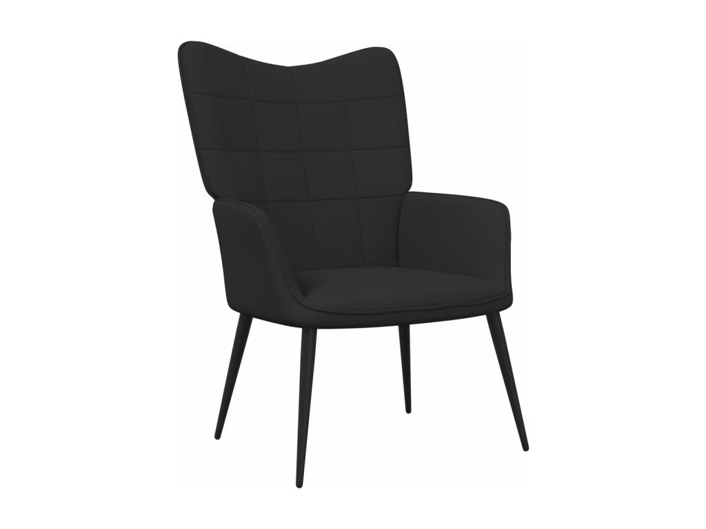 Black Fabric Reclining Chair KBPL33742