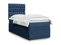 Domopure bed base with mattress, blue, 80x200 cm, fabric, TMDI46837
