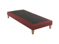 Upholstered red bed base, Twilight - Chezlova 90x190 AFWL57664