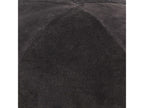 Cotton velvet pouf 50x35 Anthracite MPLU13104