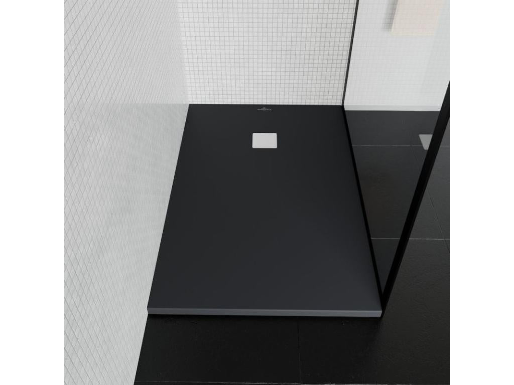 140x90 cm Chezlova &amp; Boch Exclusive rectangular shower tray, anthracite, ZYUZ35940