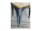 Decohaute - Set of 2 dining chairs in steel and light wood FNGD54510