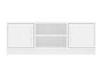 White TV stand 102x30x37.5 cm engineered wood WWTG70859
