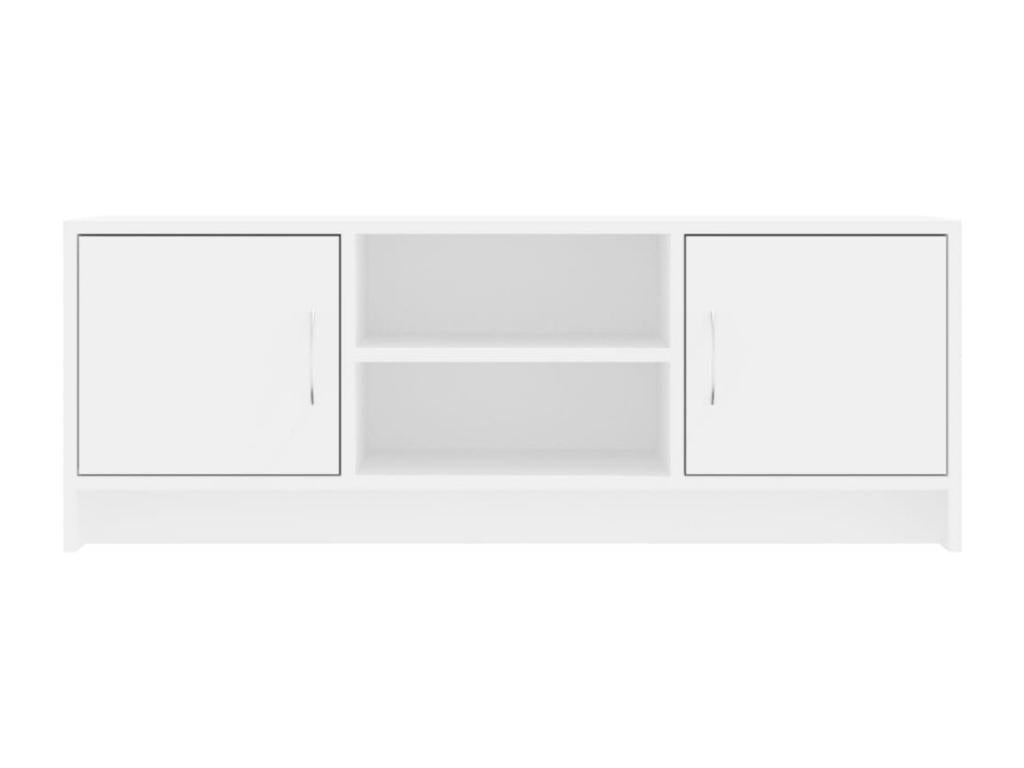 White TV stand 102x30x37.5 cm engineered wood WWTG70859