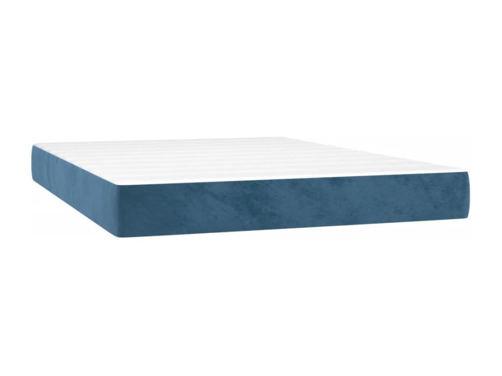 Decohaute bed base with dark blue LED mattress 140x200 IHTA21072