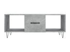Concrete grey coffee table 102x50x40 cm engineered wood HHHX80986