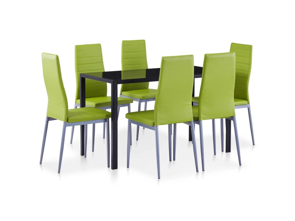 7-piece Green Dinner Set TZYT71924