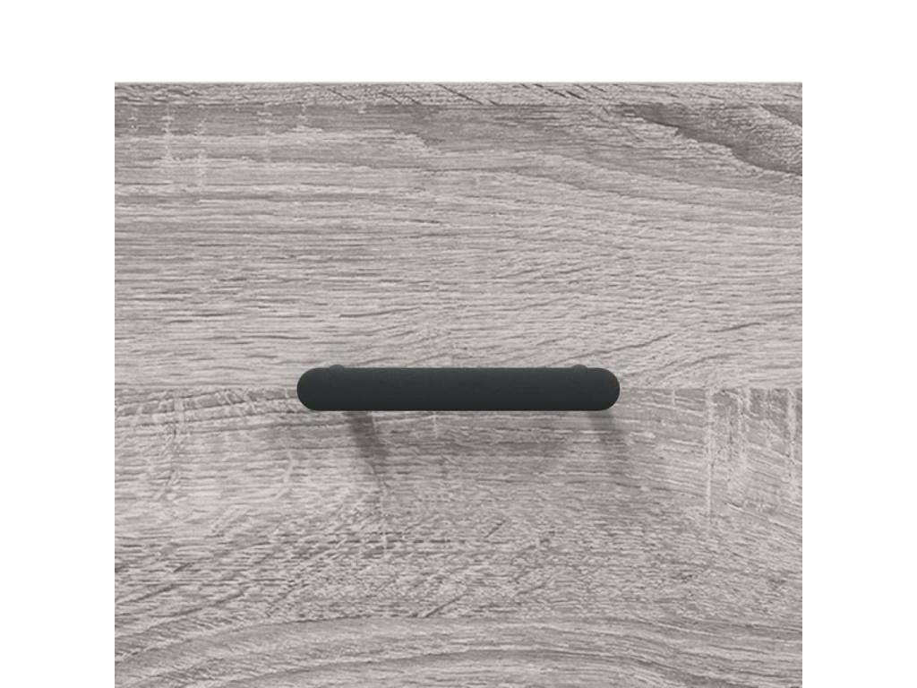 Decohaute 2-piece wall-mounted bedside tables, grey, 35x35x20 cm, RUOD46697