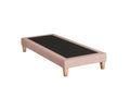 Upholstered bed base in peony pink - Decohaute 110x200 MFOK13495