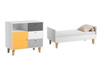 Convertible baby cot and changing table, Decohaute Yellow RKFT76575