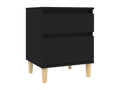 Chezlova Premium - Black Bedside Table 40x35x50 cm SBRY05374