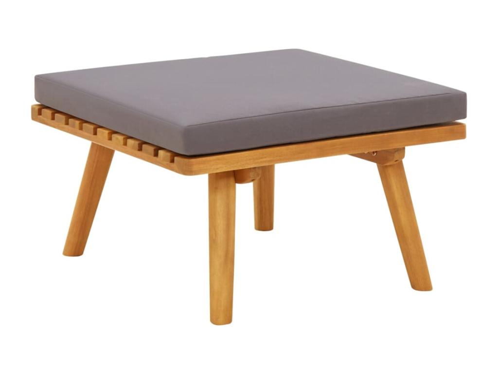 8-piece garden furniture set with cushions, solid wood, IJYC35010