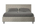 Upholstered bed without slatted base, 160x200 cm, Decohaute 02 grey fabric, Decohaute BHJF55588