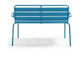 Decohaute BFTD76969 Blue Metal Garden Bench