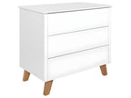 Decohaute White 3-Drawer Chest WJKT36544