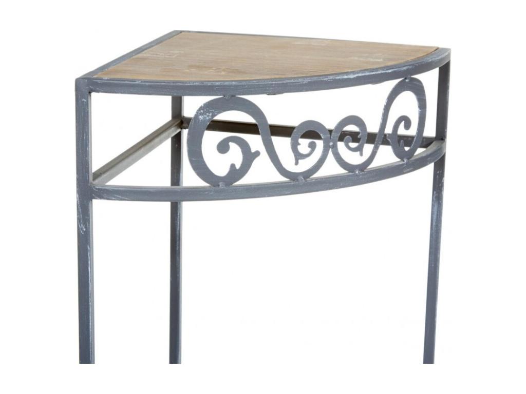 Set of 3 Botal Natural Corner Shelves XCJG67398