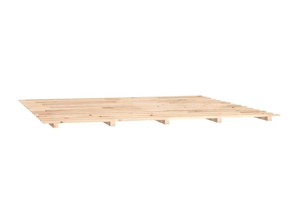 Bed frame 160x200 cm solid pine wood UIFA35250