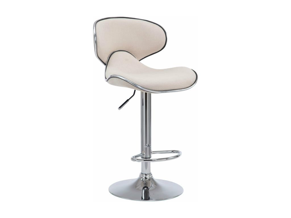 Bar stool x1, cream metal, 46x49x88 cm, 10 0005076 VMRZ53733