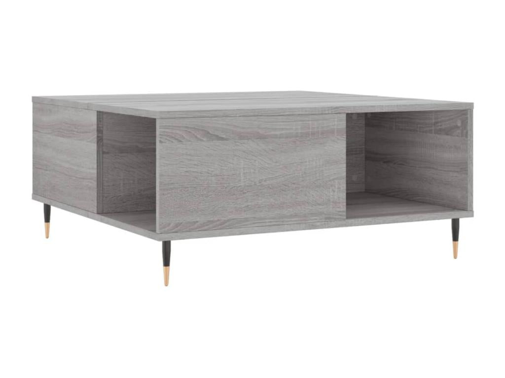 Decohaute grey coffee table 80x80x36.5 engineered wood CGPF34538