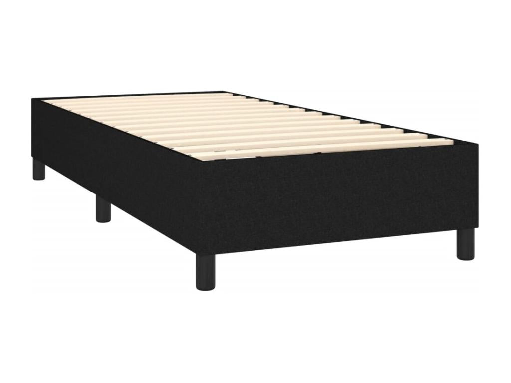 Decohaute bed base with black mattress 100x200 cm fabric SUGC56528