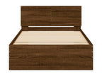 Bed frame without mattress with headboard 100x200 cm RFDW41835