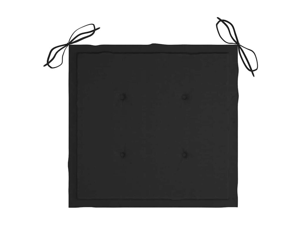 Garden chairs with cushions, set of 8, solid wood, Decohaute JNJZ29272