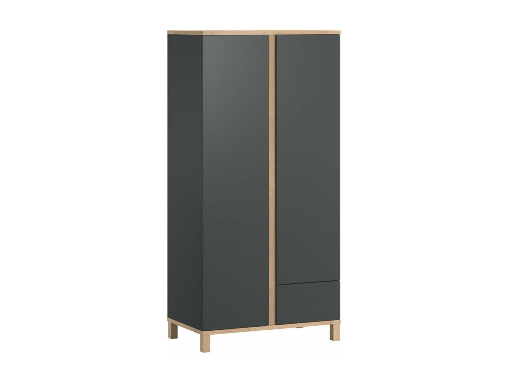 Wardrobe with 2 doors and 1 drawer - H183 cm - Decohaute CMBE26145