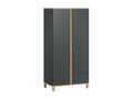 Wardrobe with 2 doors and 1 drawer - H183 cm - Decohaute CMBE26145