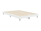 Bed frame without mattress white 120x190 cm engineered wood IWZX92804