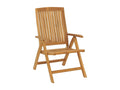 Reclining garden chairs and cushions, set of 6, teak wood IRBT50804