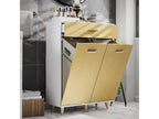 Decohaute Fabric Laundry Cabinet Laundry Hamper Laundry Basket Fabric Laundry Hamper Landos M White / Honey Oak KKLK16034