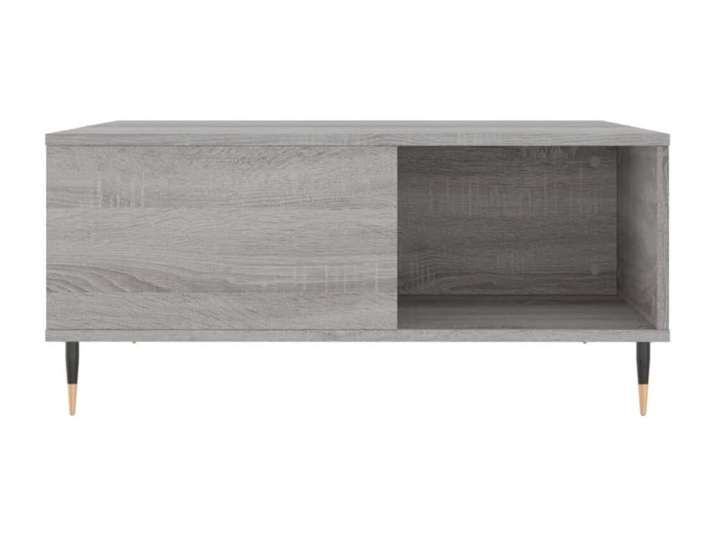 Decohaute grey coffee table 80x80x36.5 engineered wood CGPF34538