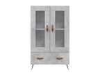 High sideboard, concrete grey, 69.5x31x115 cm, engineered wood, PXVJ98200
