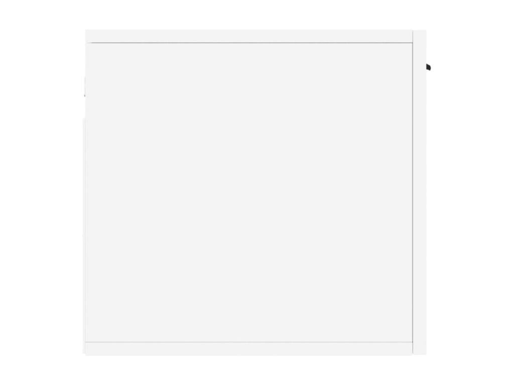 White wall cabinet 60x36.5x35 cm Engineered wood WDAN86259